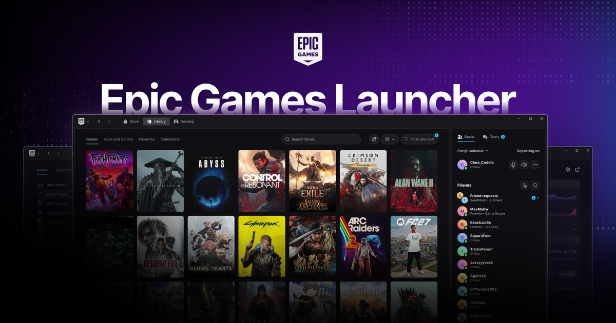 Epic Games Launcher AI rebuild adds Linux in preview
