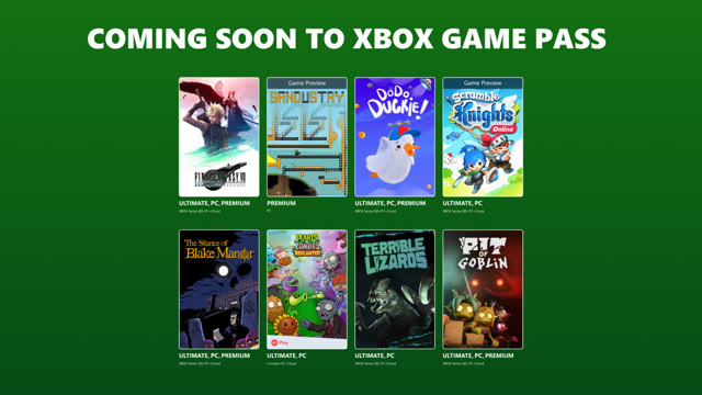 FF7 Remake joins Game Pass Premium on October 29