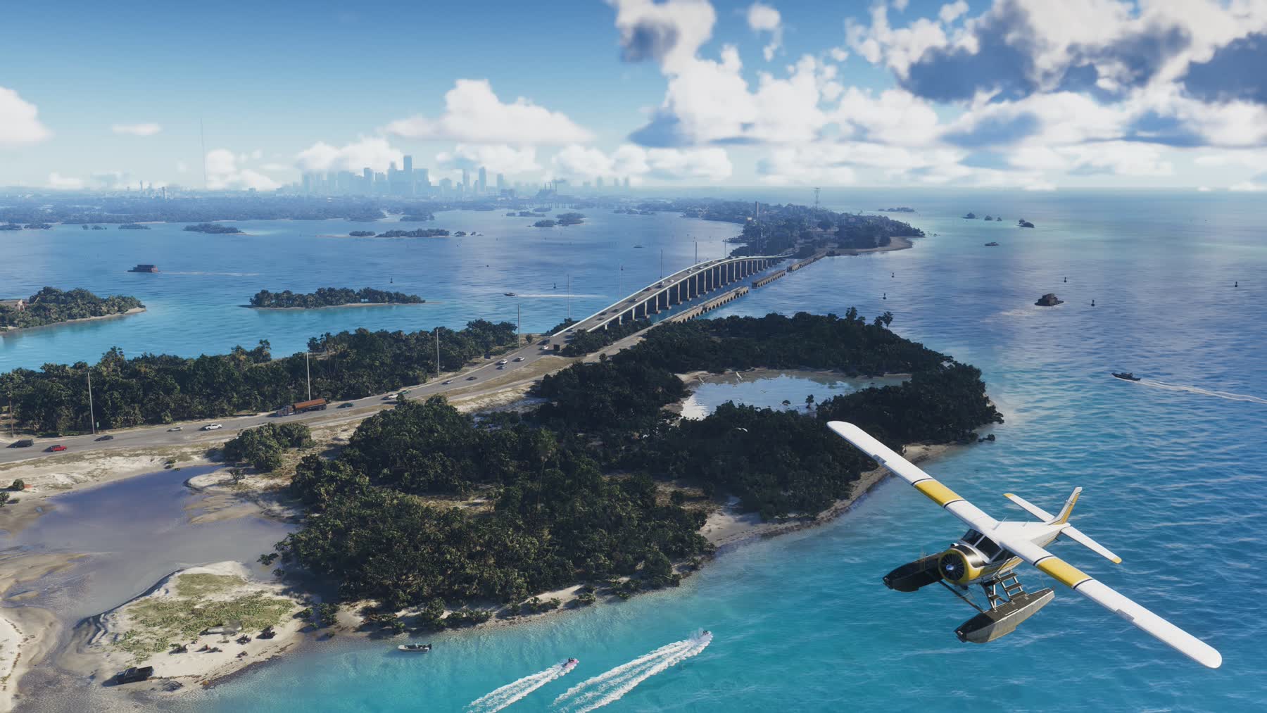 Coastal islands and bridges in GTA 6’s Leonida Keys