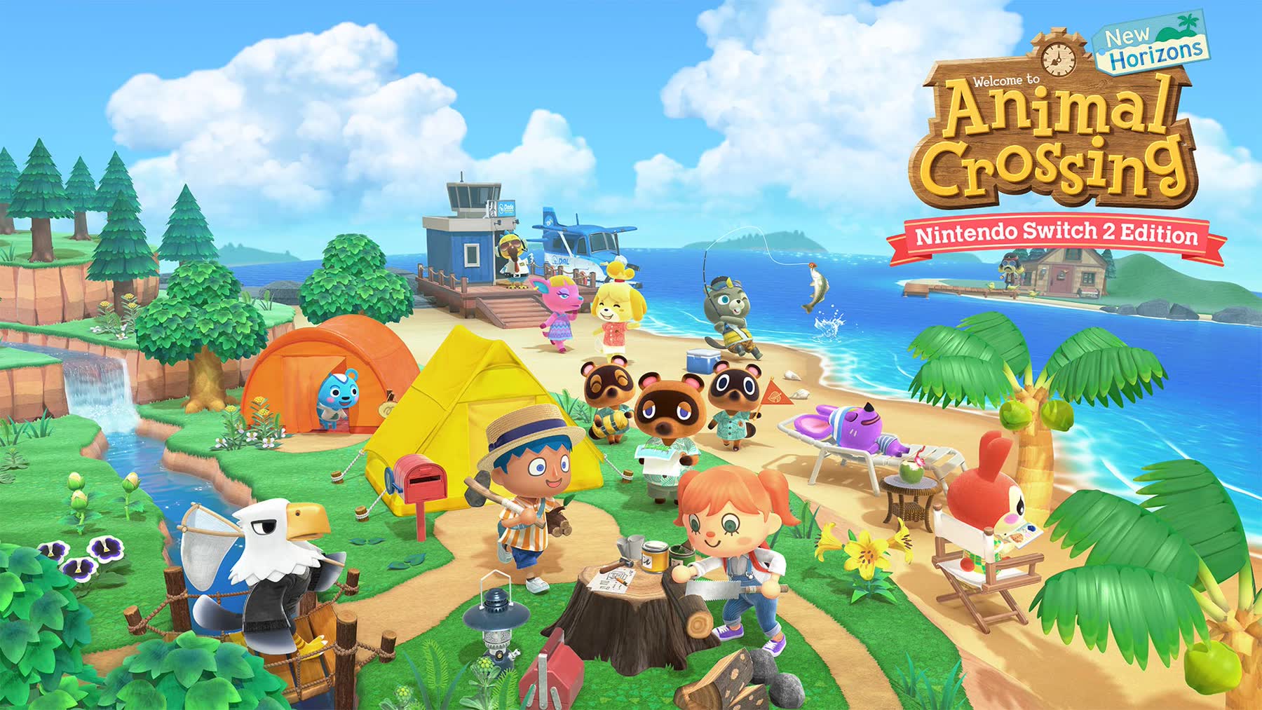 Animal Crossing: New Horizons Nintendo Switch 2 Edition artwork.
